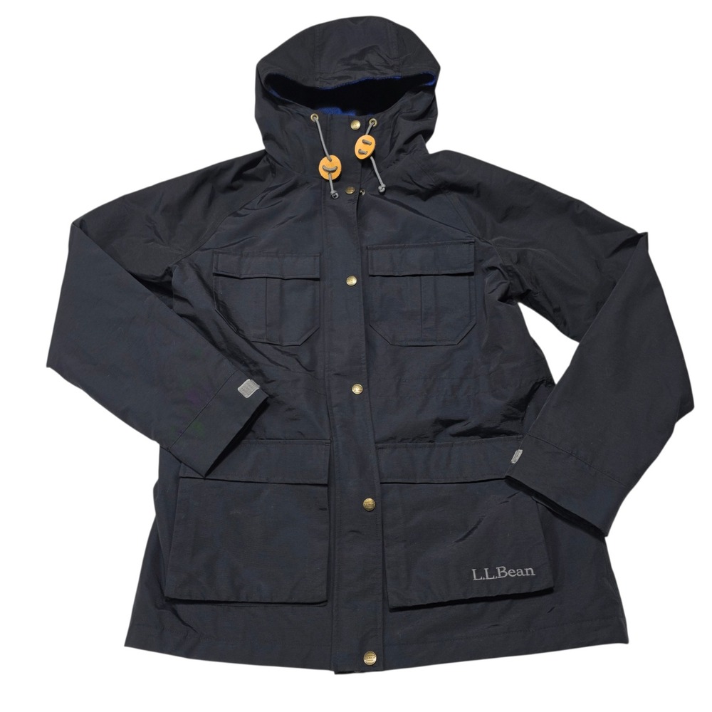 NEW L.L.Bean Original Baxter State Parka '82 Women M Black Insulated Wool Lining